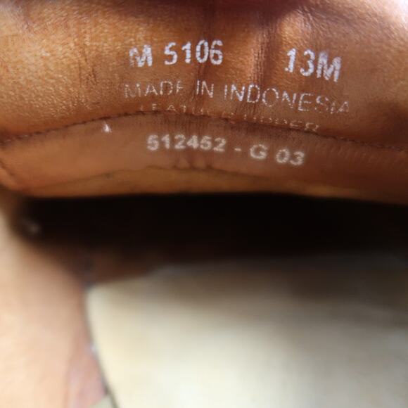 Rockport Boat Shoes Mens 13 Casual Leather Moc Lace Up Brown Classic Lifestyle - Picture 12 of 12